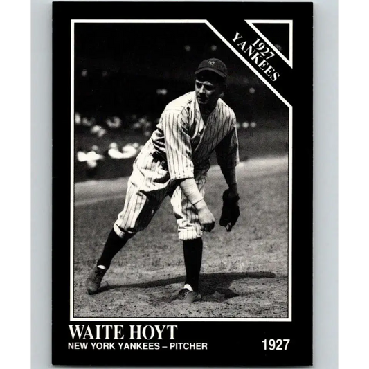 1991 Conlon Collection #115 Waite Hoyt EX Excellent New York Yankees Baseball Card - Baseball Card Single