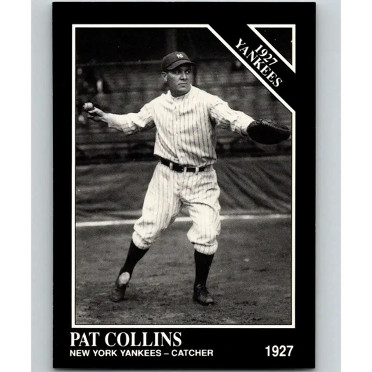 1991 Conlon Collection #118 Pat Collins EX Excellent New York Yankees Baseball Card - Baseball Card Single