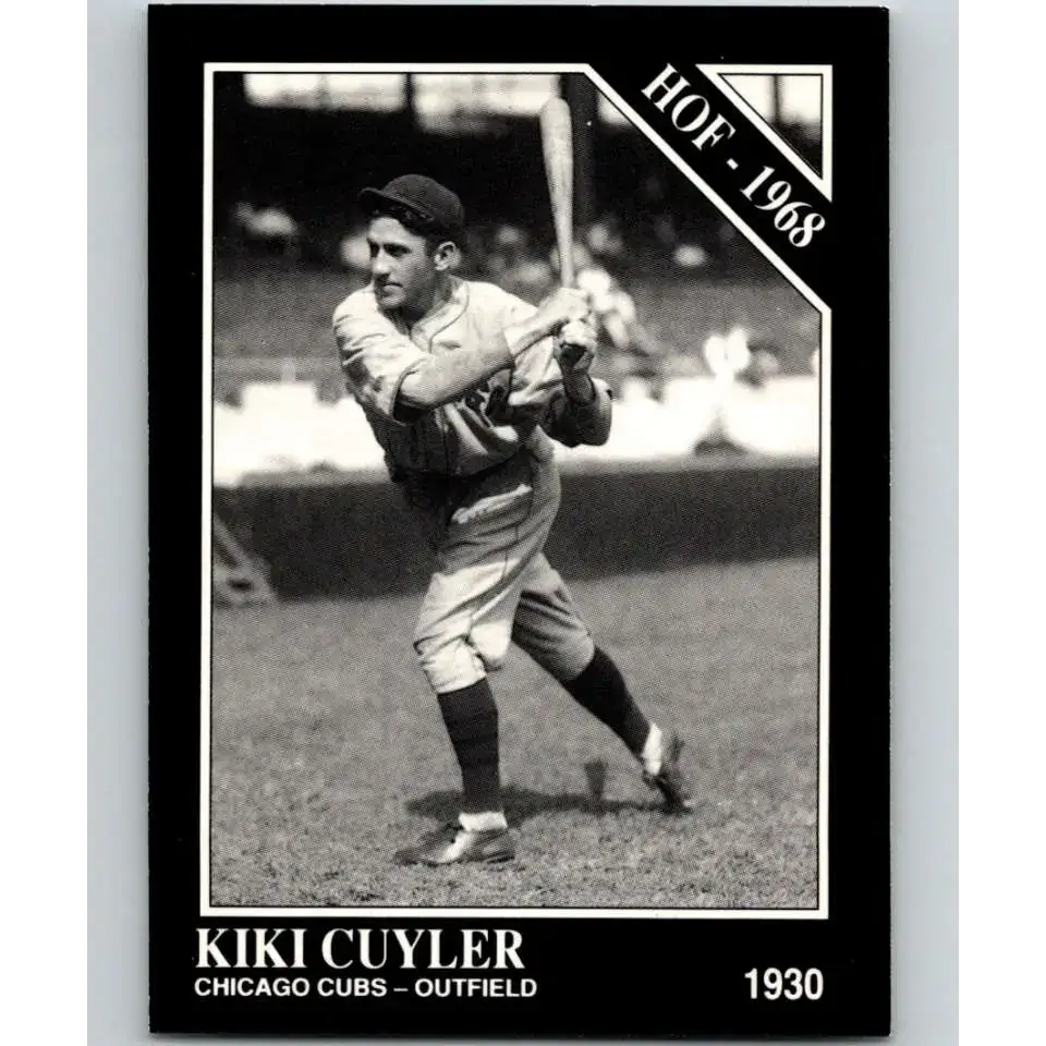 1991 Conlon Collection #12 Kiki Cuyler EX Excellent Chicago Cubs Baseball Card - Baseball Card Single