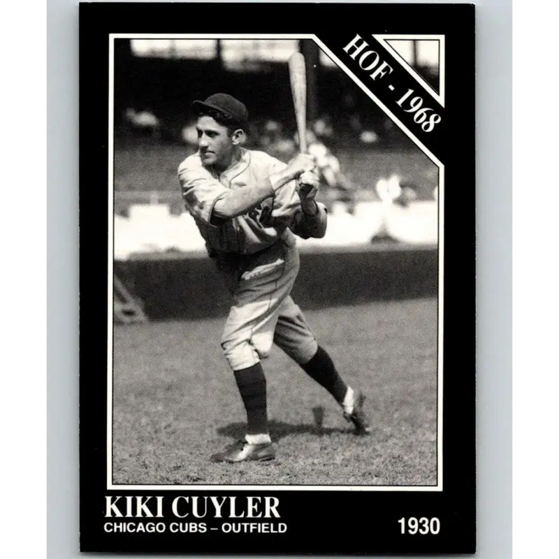 1991 Conlon Collection #12 Kiki Cuyler EX Excellent Chicago Cubs Baseball Card - Baseball Card Single