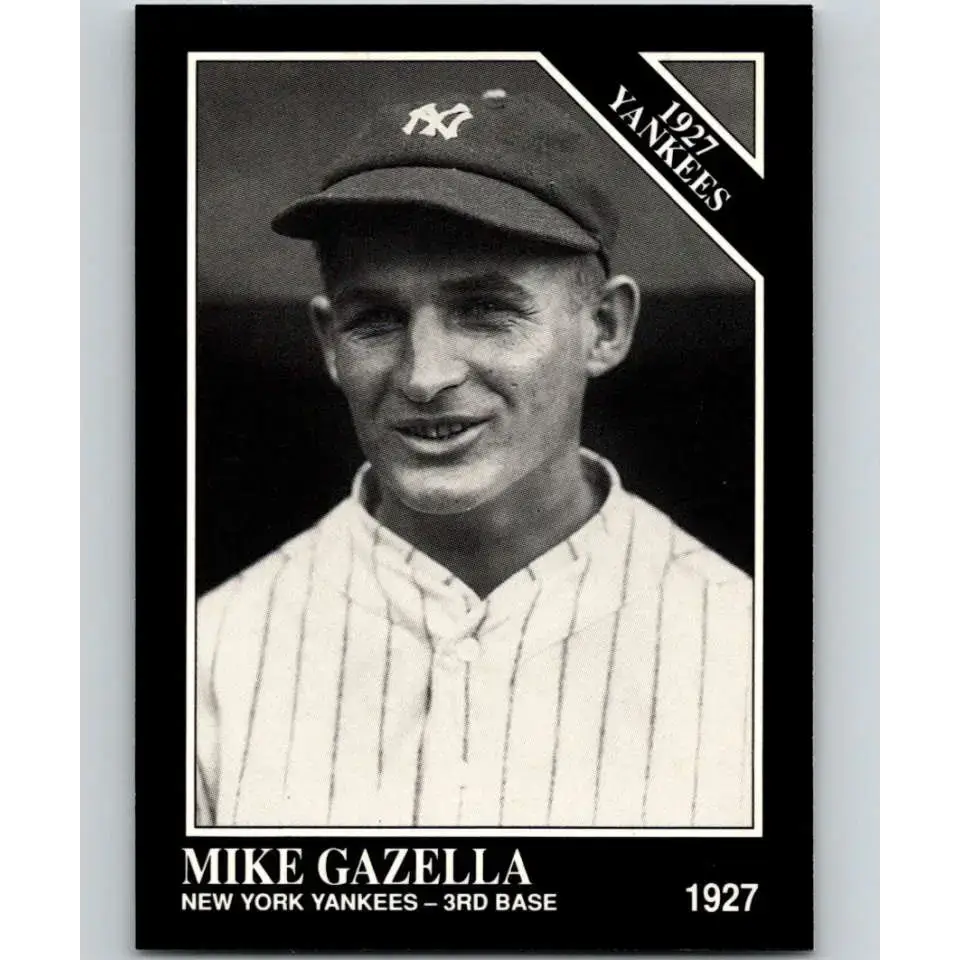 1991 Conlon Collection #121 Mike Gazella EX Excellent New York Yankees Baseball Card - Baseball Card Single