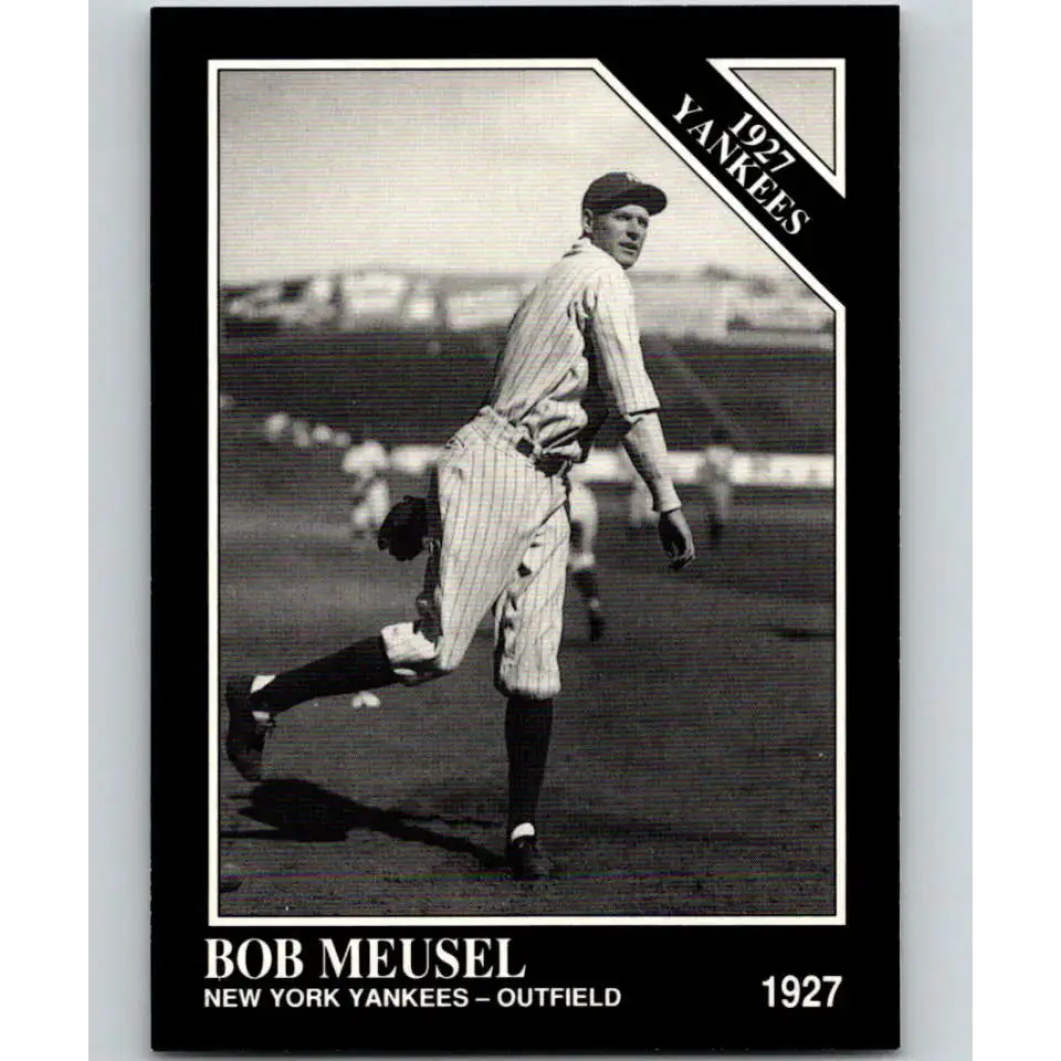 1991 Conlon Collection #122 Bob Meusel EX Excellent New York Yankees Baseball Card - Baseball Card Single