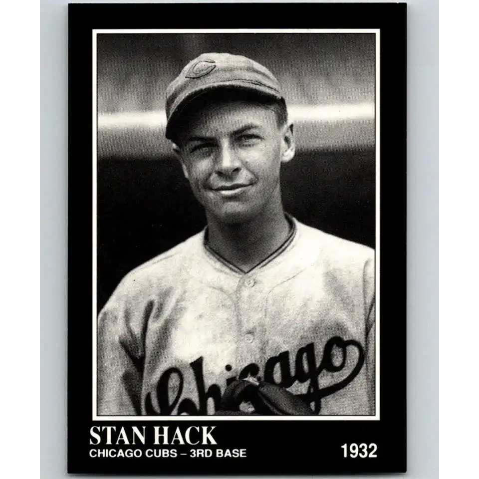 1991 Conlon Collection #126 Stan Hack EX Excellent Chicago Cubs Baseball Card - Baseball Card Single