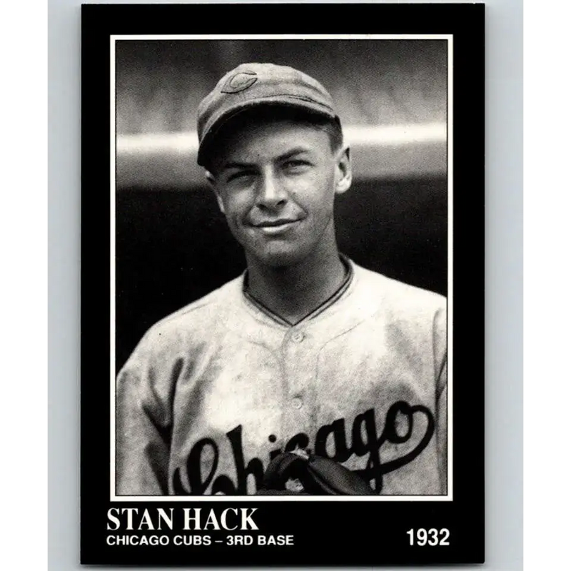 1991 Conlon Collection #126 Stan Hack EX Excellent Chicago Cubs Baseball Card - Baseball Card Single