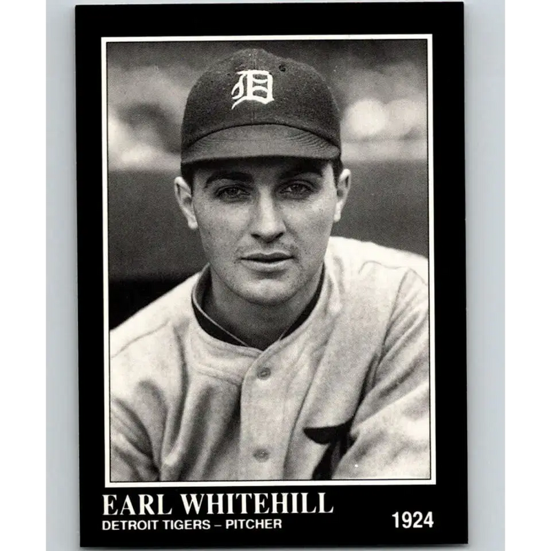 1991 Conlon Collection #127 Earl Whitehill EX Excellent Detroit Tigers Baseball Card - Baseball Card Single