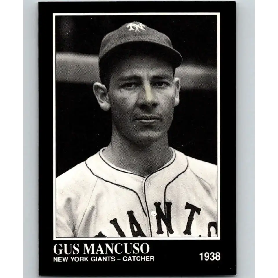1991 Conlon Collection #129 Gus Mancuso EX Excellent New York Giants Baseball Card - Baseball Card Single