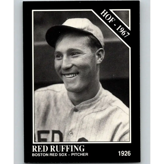 1991 Conlon Collection #13 Red Ruffing EX Excellent Boston Red Sox Baseball Card - Baseball Card Single