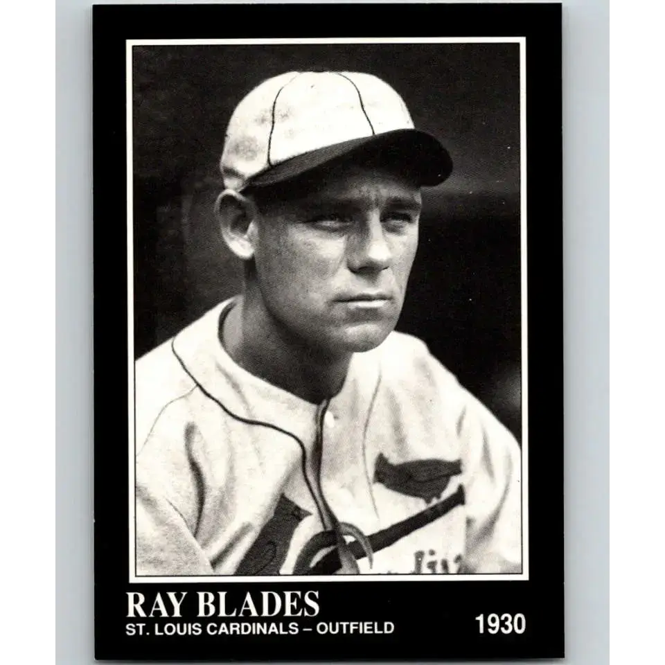 1991 Conlon Collection #130 Ray Blades EX Excellent St. Louis Cardinals Baseball Card - Baseball Card Single