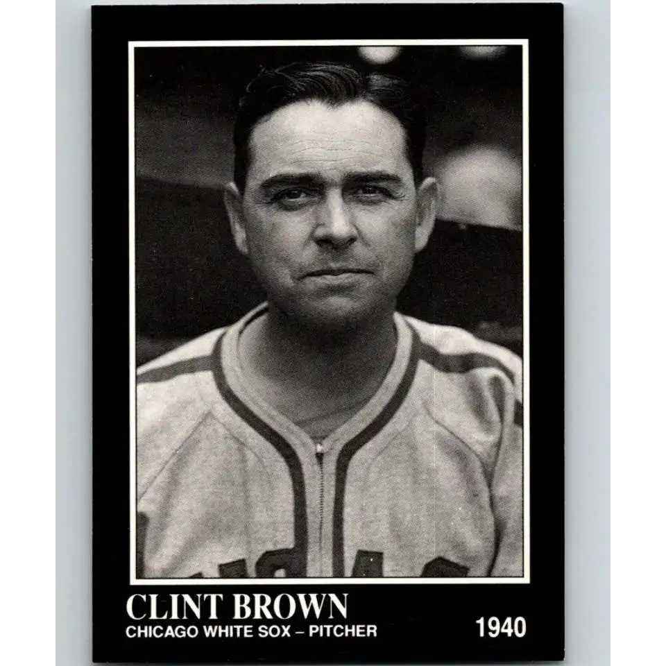 1991 Conlon Collection #132 Clint Brown EX Excellent Chicago White Sox Baseball Card - Baseball Card Single