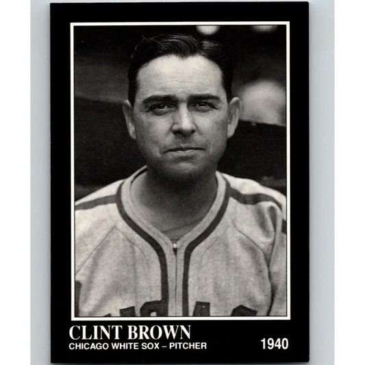 1991 Conlon Collection #132 Clint Brown EX Excellent Chicago White Sox Baseball Card - Baseball Card Single