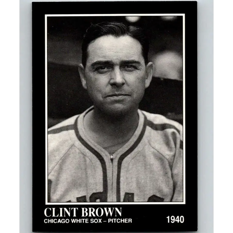 1991 Conlon Collection #132 Clint Brown EX Excellent Chicago White Sox Baseball Card - Baseball Card Single