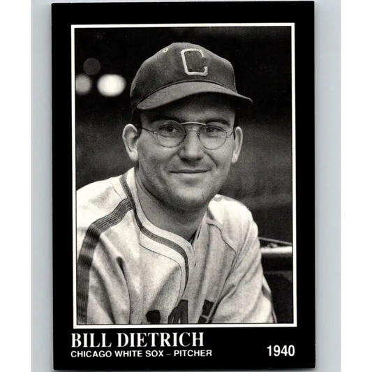 1991 Conlon Collection #133 Bill Dietrich EX Excellent Chicago White Sox Baseball Card - Baseball Card Single