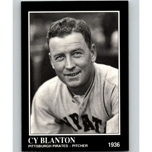1991 Conlon Collection #134 Cy Blanton EX Excellent Pittsburgh Pirates Baseball Card - Baseball Card Single