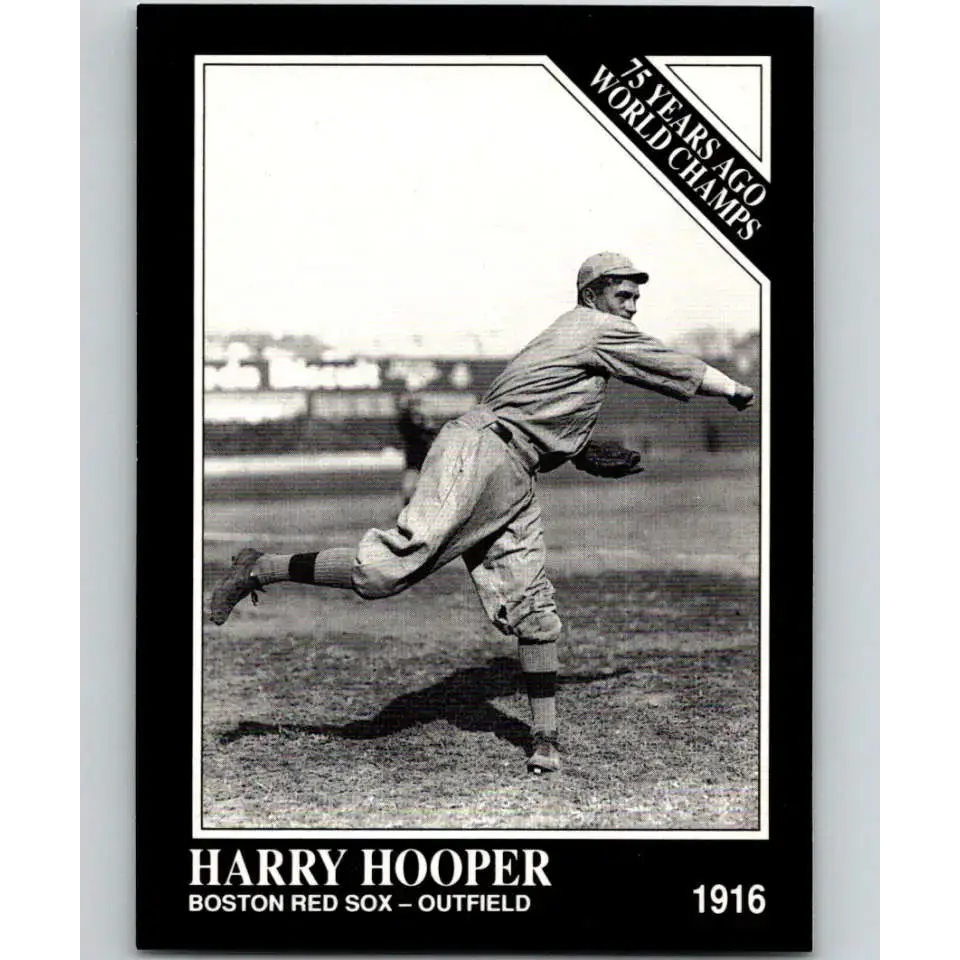 1991 Conlon Collection #135 Harry Hooper EX Excellent Boston Red Sox Baseball Card - Baseball Card Single