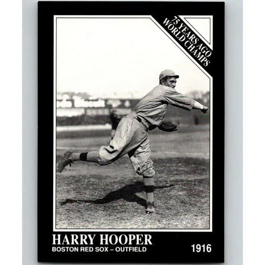 1991 Conlon Collection #135 Harry Hooper EX Excellent Boston Red Sox Baseball Card - Baseball Card Single