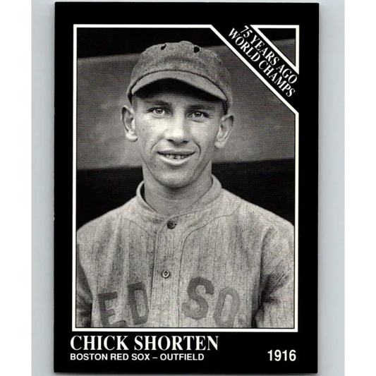 1991 Conlon Collection #136 Chick Shorten EX Excellent Boston Red Sox Baseball Card - Baseball Card Single