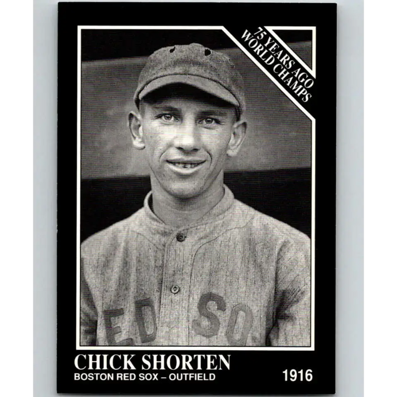1991 Conlon Collection #136 Chick Shorten EX Excellent Boston Red Sox Baseball Card - Baseball Card Single