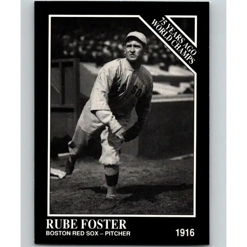 1991 Conlon Collection #138 Rube Foster EX Excellent Boston Red Sox Baseball Card - Baseball Card Single