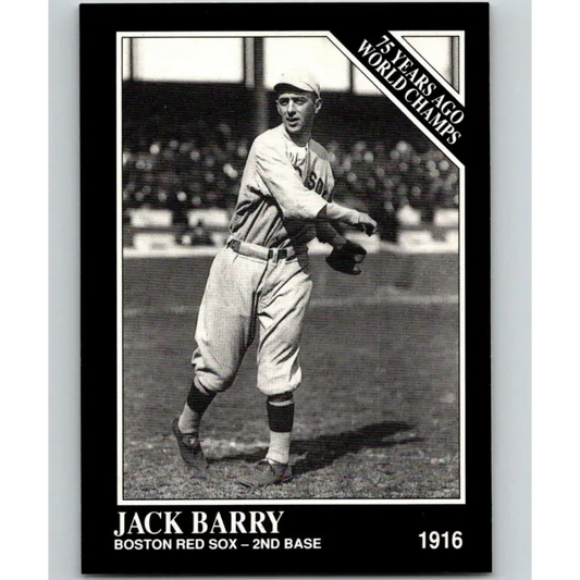 1991 Conlon Collection #139 Jack Barry EX Excellent Boston Red Sox Baseball Card - Baseball Card Single
