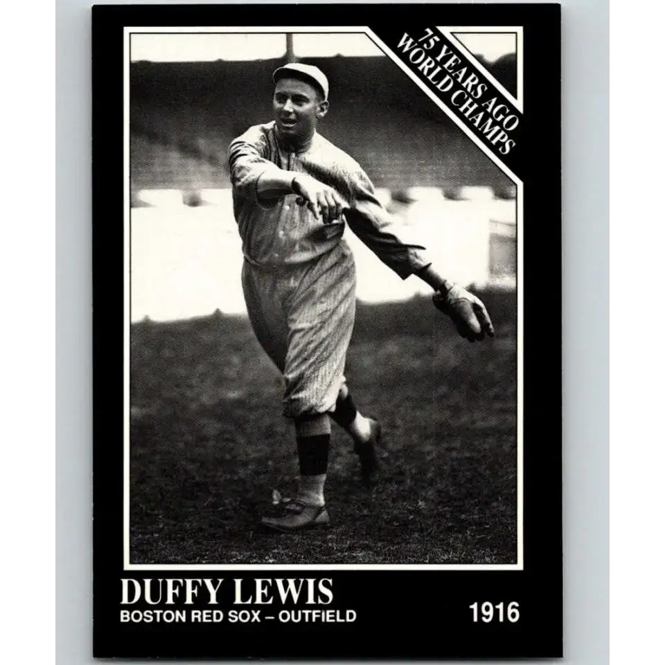 1991 Conlon Collection #146 Duffy Lewis EX Excellent Boston Red Sox Baseball Card - Baseball Card Single