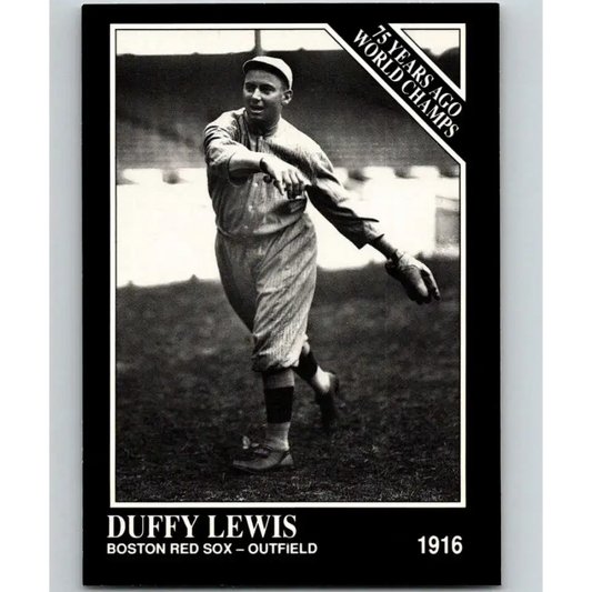1991 Conlon Collection #146 Duffy Lewis EX Excellent Boston Red Sox Baseball Card - Baseball Card Single