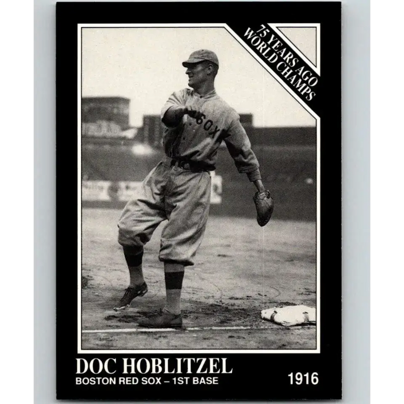 1991 Conlon Collection #148 Dick Hoblitzell EX Excellent Boston Red Sox Baseball Card - Baseball Card Single