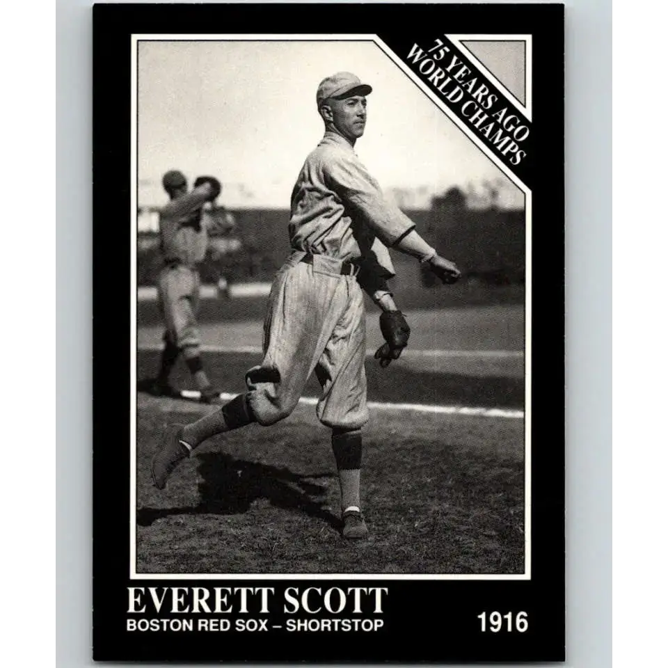 1991 Conlon Collection #149 Everett Scott EX Excellent Boston Red Sox Baseball Card - Baseball Card Single