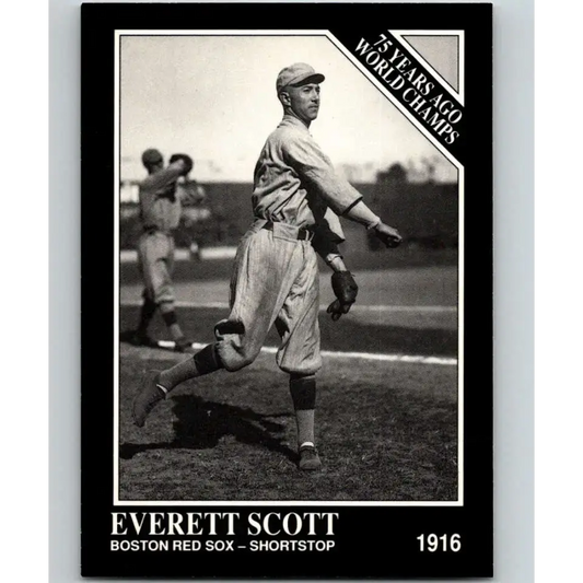1991 Conlon Collection #149 Everett Scott EX Excellent Boston Red Sox Baseball Card - Baseball Card Single