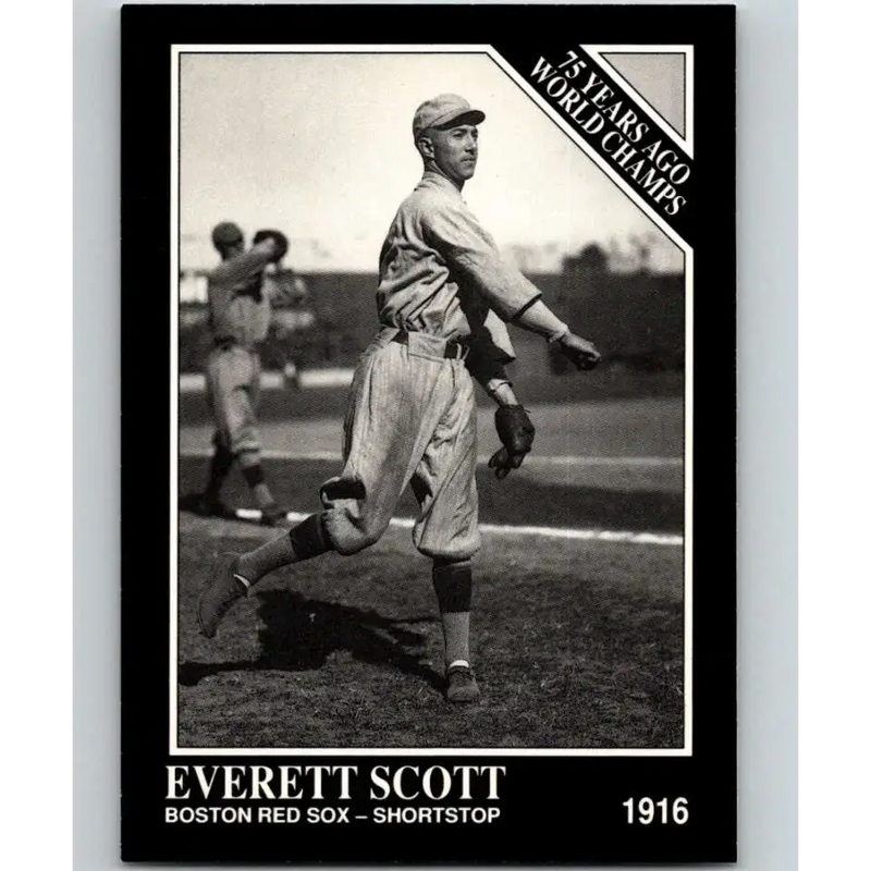 1991 Conlon Collection #149 Everett Scott EX Excellent Boston Red Sox Baseball Card - Baseball Card Single