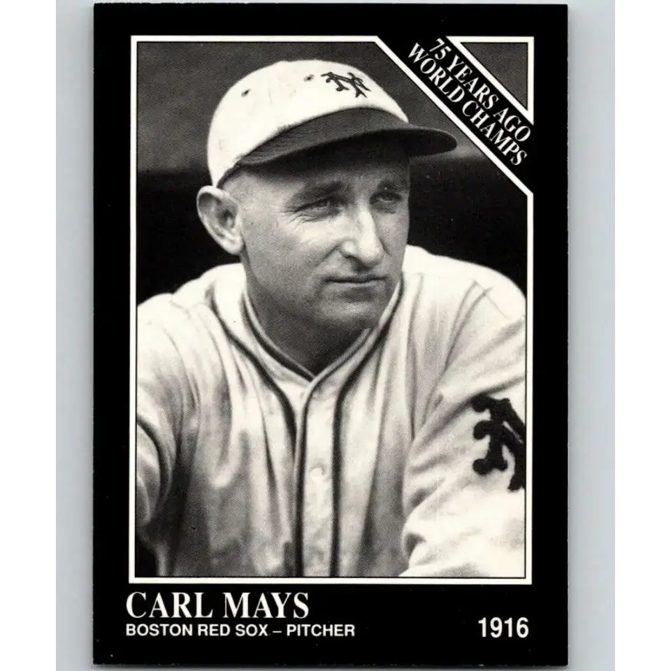 1991 Conlon Collection #150 Carl Mays EX Excellent Boston Red Sox Baseball Card - Baseball Card Single