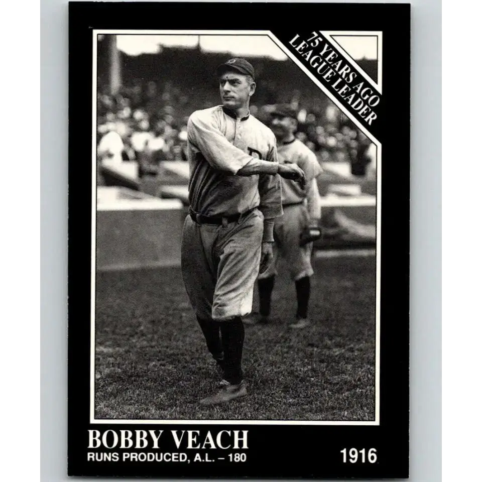 1991 Conlon Collection #159 Bobby Veach EX Excellent Detroit Tigers Baseball Card - Baseball Card Single