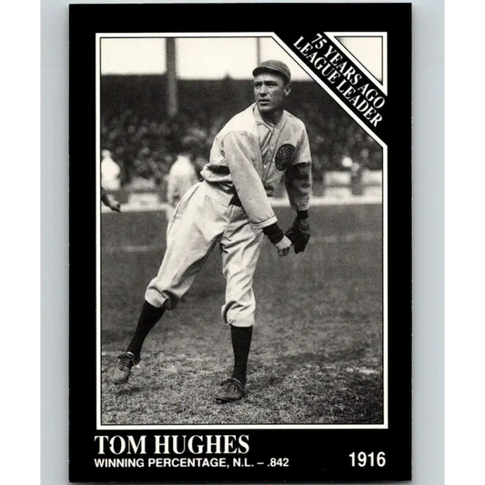 1991 Conlon Collection #161 Tom Hughes EX Excellent Boston Braves Baseball Card - Baseball Card Single