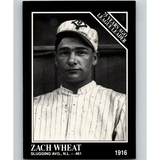 1991 Conlon Collection #164 Zack Wheat EX Excellent Brooklyn Dodgers Baseball Card - Baseball Card Single