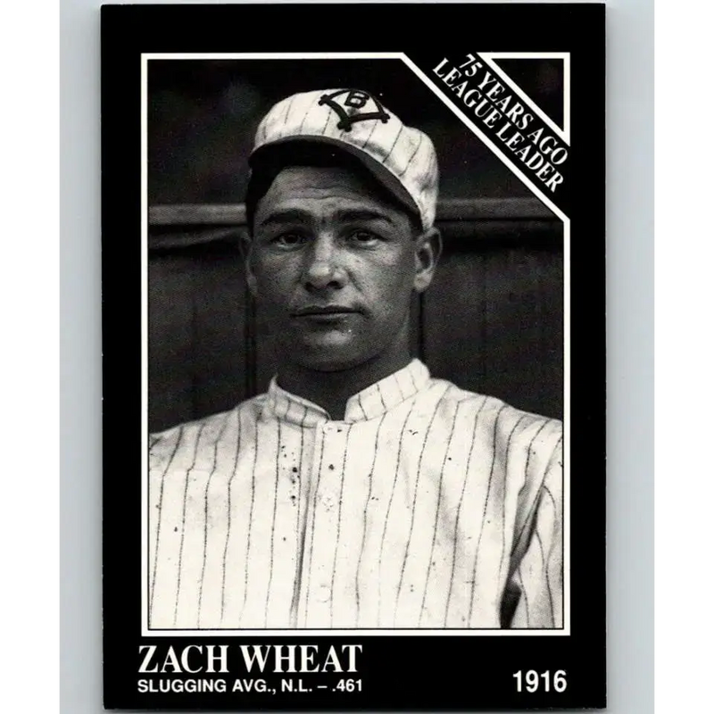 1991 Conlon Collection #164 Zack Wheat EX Excellent Brooklyn Dodgers Baseball Card - Baseball Card Single