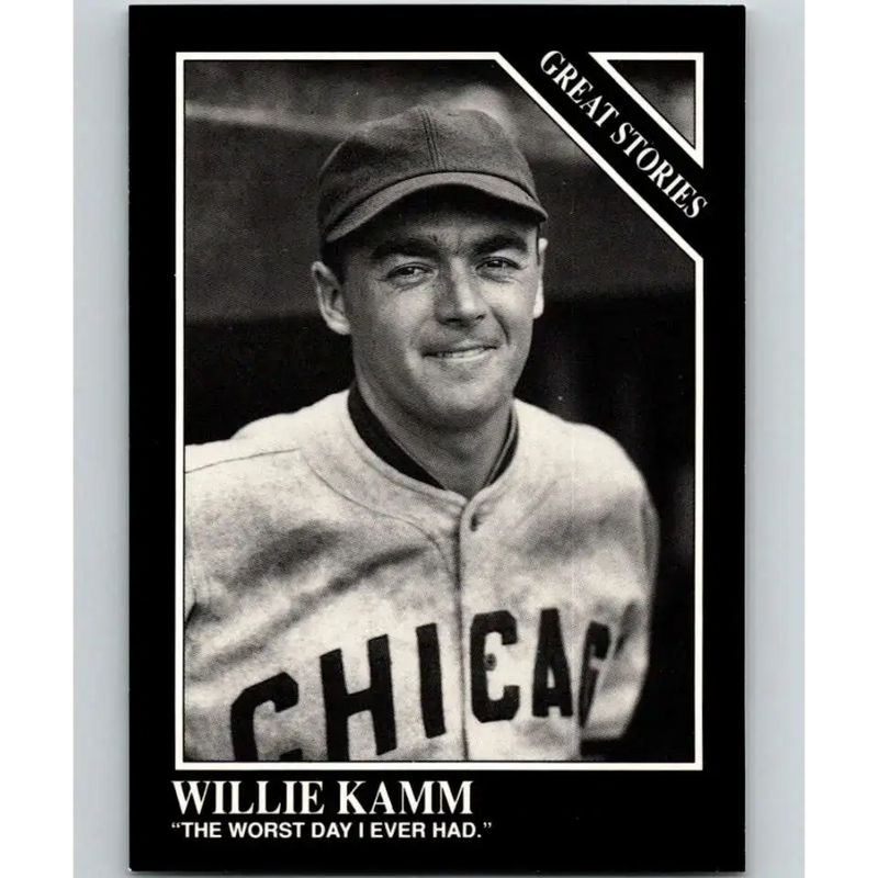 1991 Conlon Collection #166 Willie Kamm EX Excellent Chicago White Sox Baseball Card - Baseball Card Single