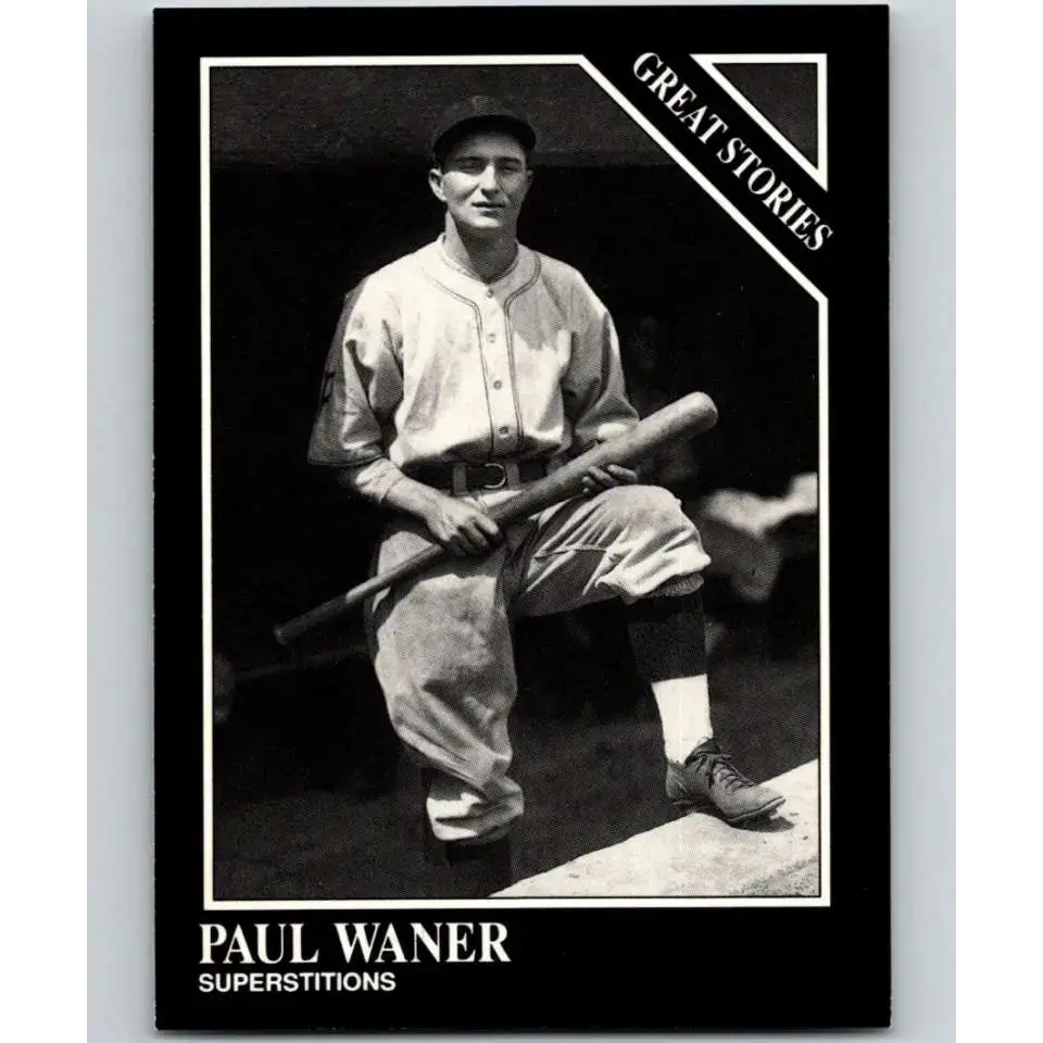 1991 Conlon Collection #167 Paul Waner EX Excellent Pittsburgh Pirates Baseball Card - Baseball Card Single