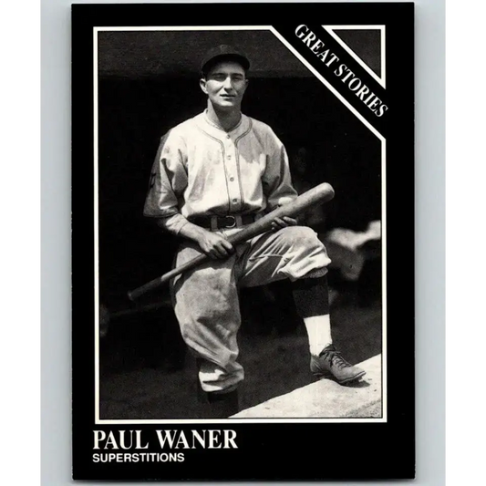 1991 Conlon Collection #167 Paul Waner EX Excellent Pittsburgh Pirates Baseball Card - Baseball Card Single