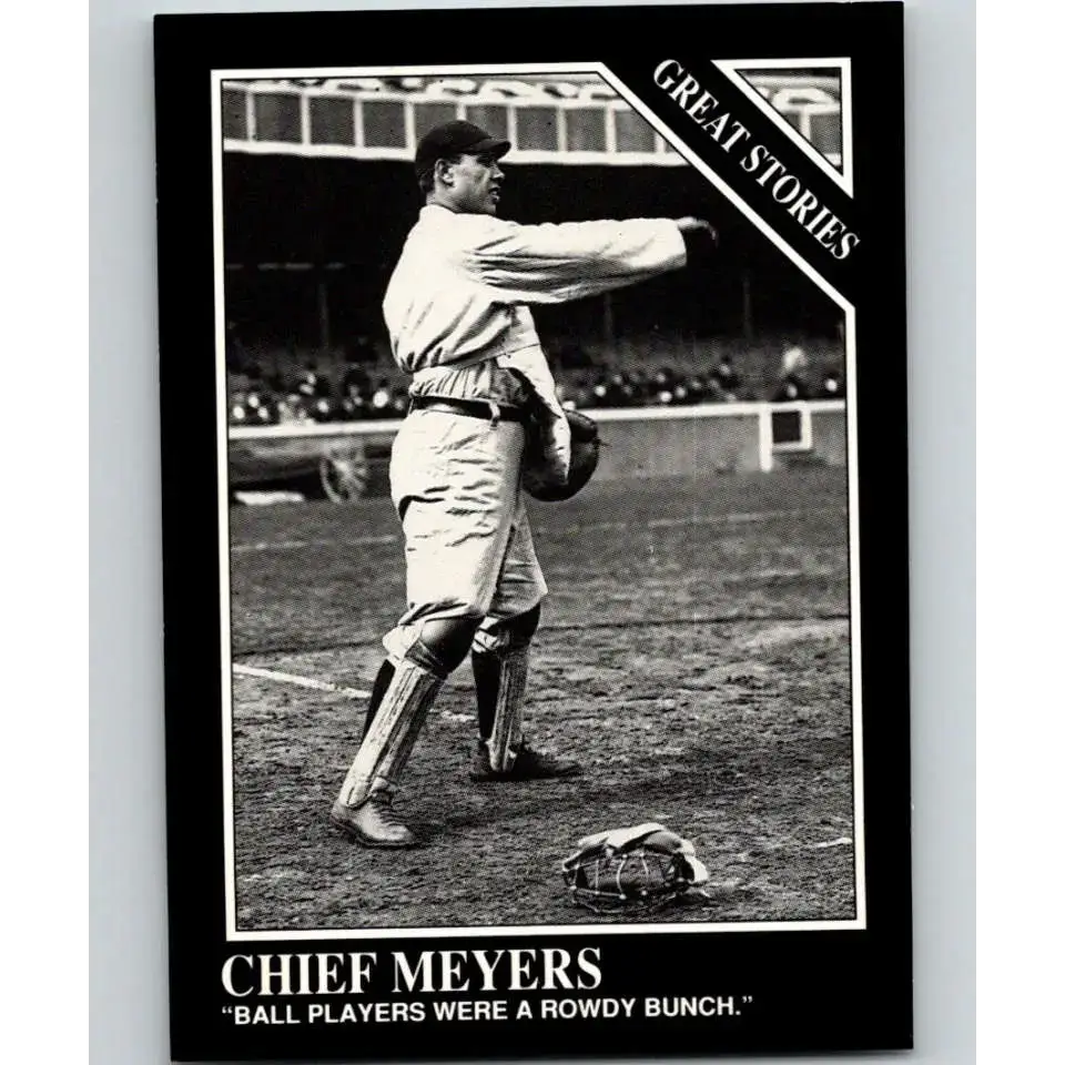 1991 Conlon Collection #171 Chief Meyers EX Excellent New York Giants Baseball Card - Baseball Card Single