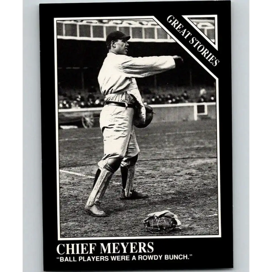 1991 Conlon Collection #171 Chief Meyers EX Excellent New York Giants Baseball Card - Baseball Card Single