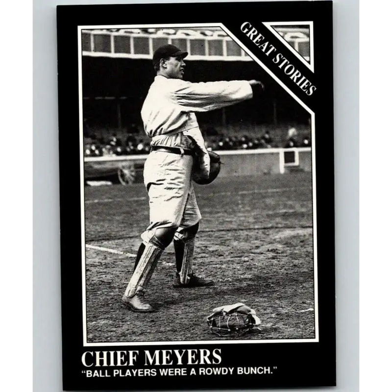 1991 Conlon Collection #171 Chief Meyers EX Excellent New York Giants Baseball Card - Baseball Card Single