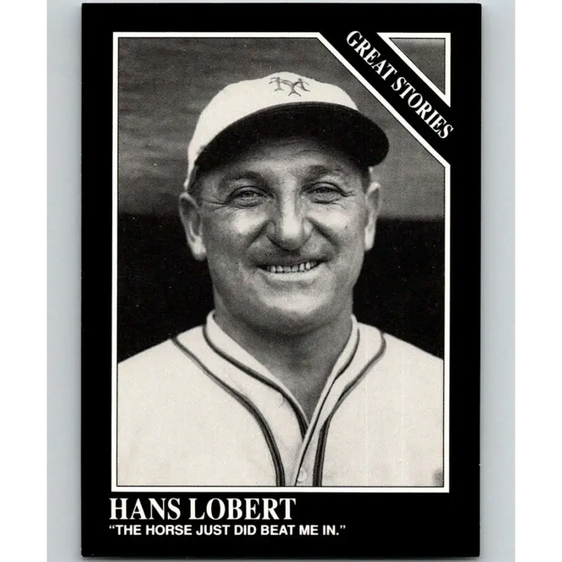 1991 Conlon Collection #172 Hans Lobert EX Excellent New York Giants Baseball Card - Baseball Card Single
