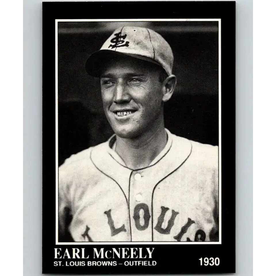 1991 Conlon Collection #177 Earl McNeely EX Excellent St. Louis Browns Baseball Card - Baseball Card Single
