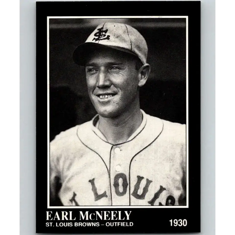 1991 Conlon Collection #177 Earl McNeely EX Excellent St. Louis Browns Baseball Card - Baseball Card Single