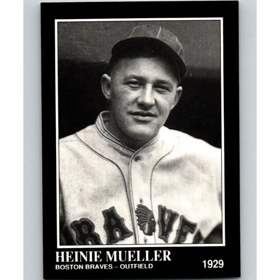 1991 Conlon Collection #179 Heinie Mueller EX Excellent Boston Braves Baseball Card - Baseball Card Single