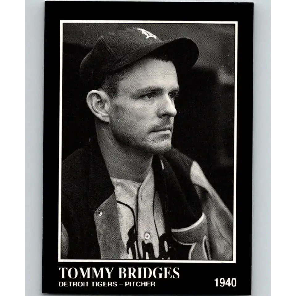 1991 Conlon Collection #180 Tommy Bridges EX Excellent Detroit Tigers Baseball Card - Baseball Card Single