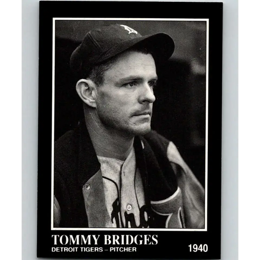 1991 Conlon Collection #180 Tommy Bridges EX Excellent Detroit Tigers Baseball Card - Baseball Card Single