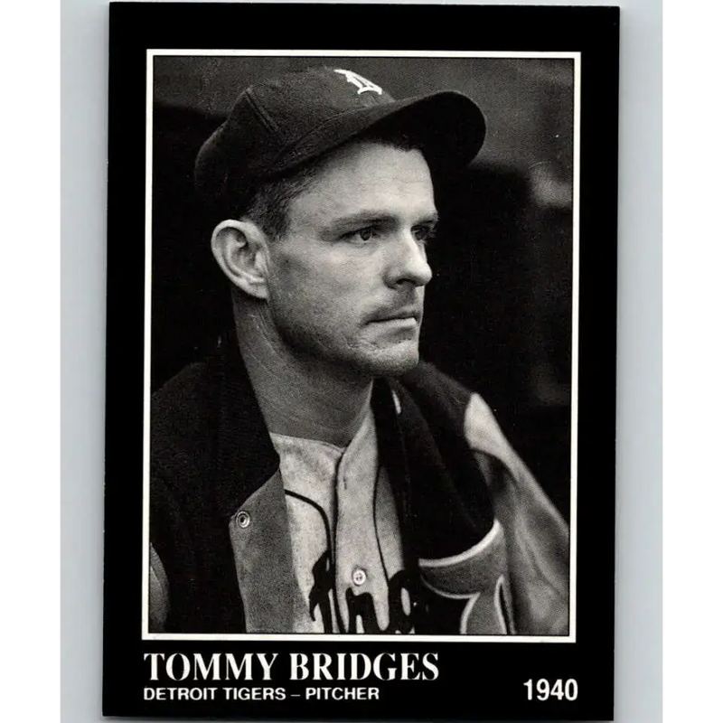 1991 Conlon Collection #180 Tommy Bridges EX Excellent Detroit Tigers Baseball Card - Baseball Card Single
