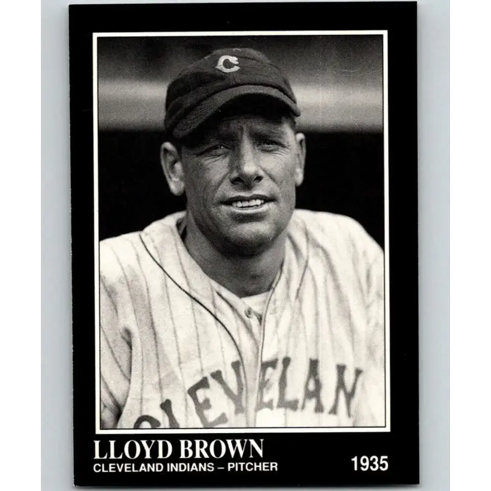 1991 Conlon Collection #181 Lloyd Brown EX Excellent Cleveland Indians Baseball Card - Baseball Card Single