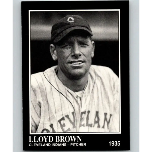 1991 Conlon Collection #181 Lloyd Brown EX Excellent Cleveland Indians Baseball Card - Baseball Card Single