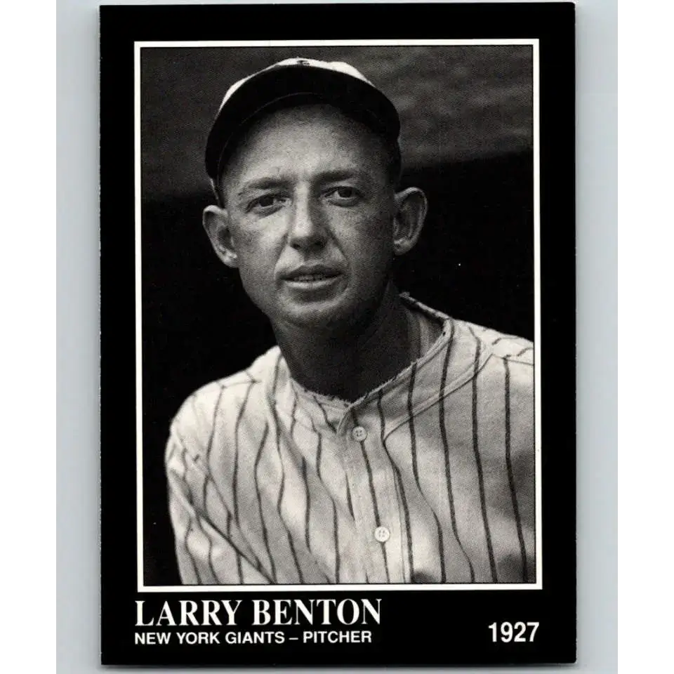 1991 Conlon Collection #182 Larry Benton EX Excellent New York Giants Baseball Card - Baseball Card Single